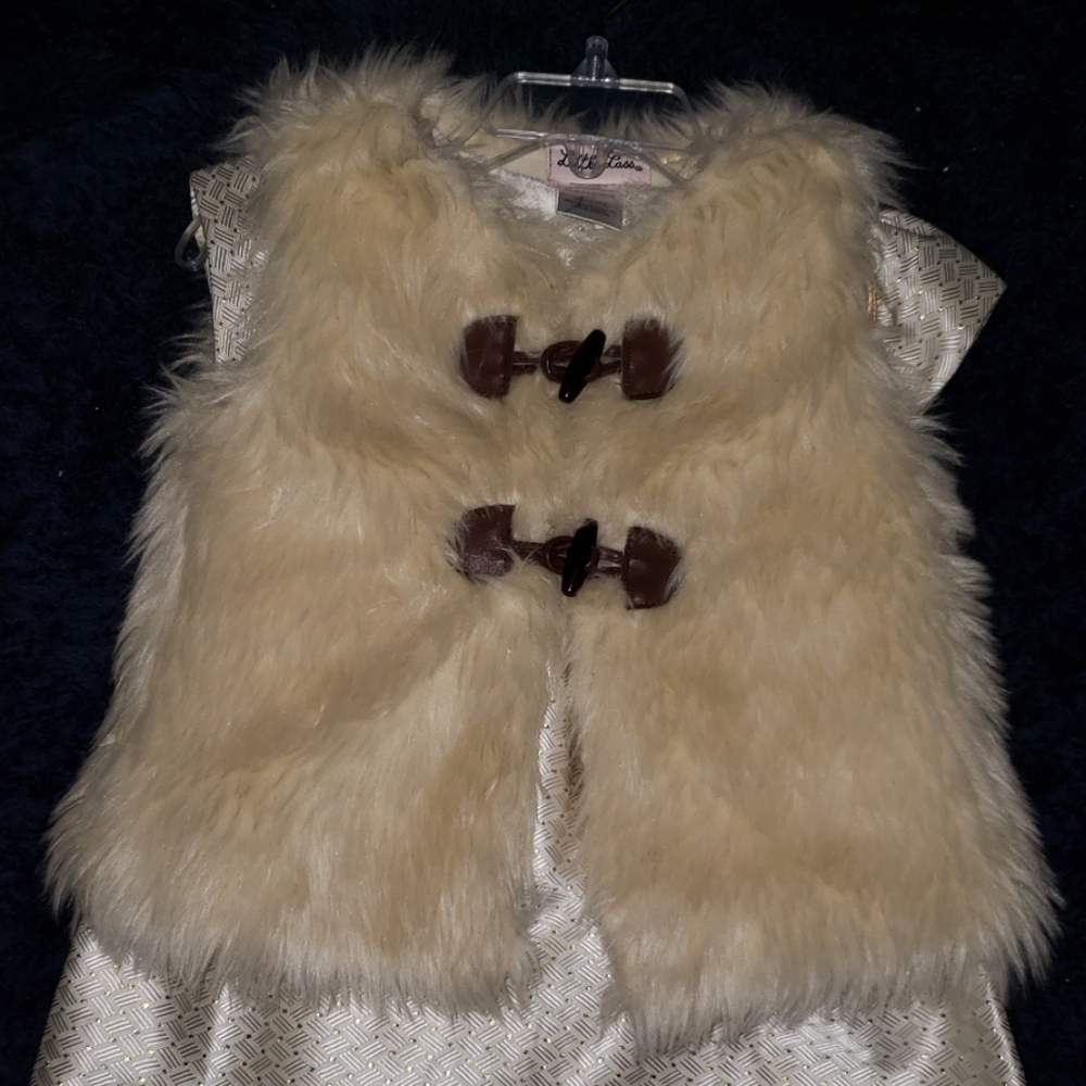 Faux fur vest